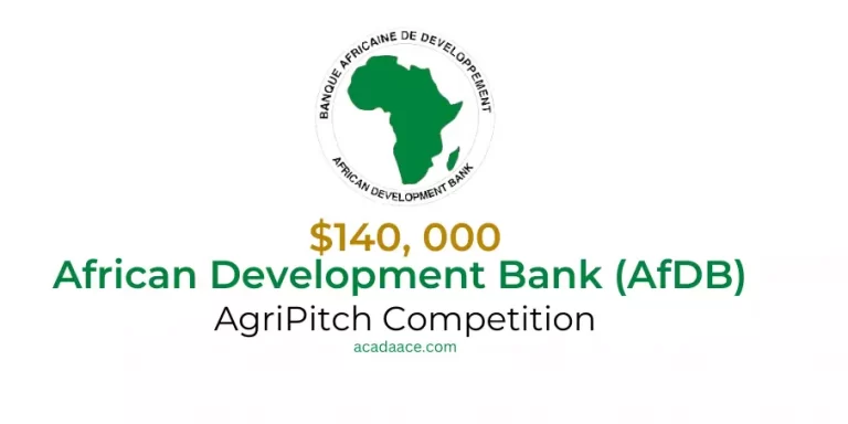 African Development Bank (AfDB) AgriPitch Competition