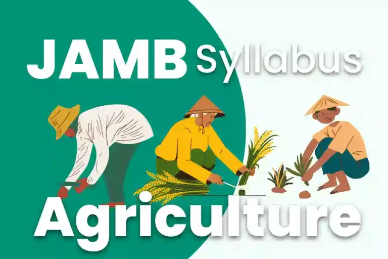 JAMB Agriculture 2023 Syllabus