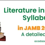 JAMB Literature Syllabus 2024 image