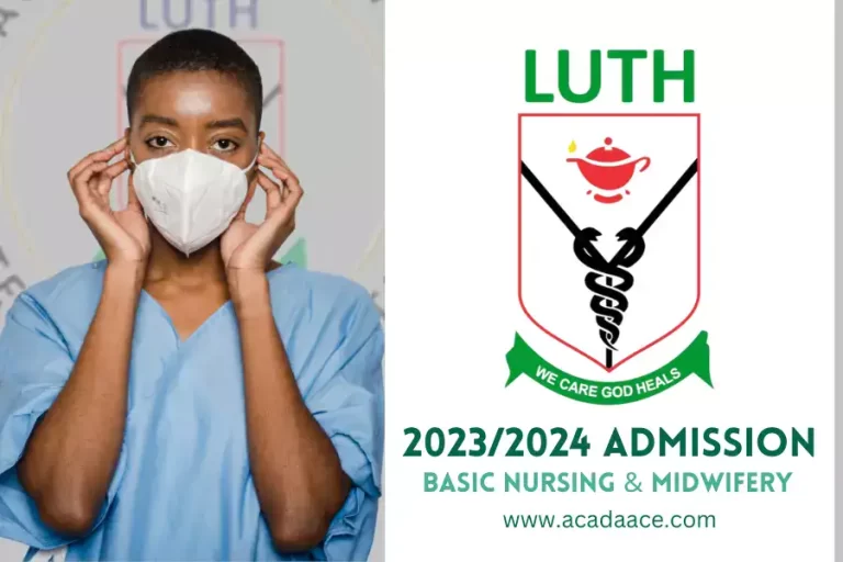 School of Nursing Admission form at LUTH