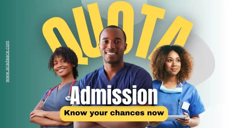 admission quota for schools of nursing