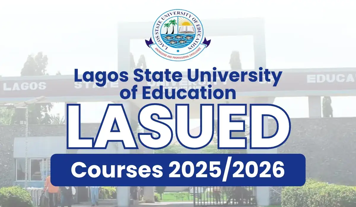 Lagos State University of Education (LASUED) Courses