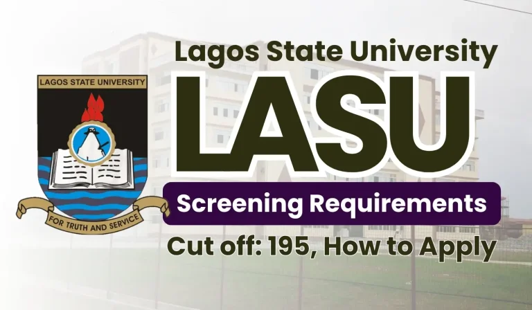 LASU Admission Screening Requirement