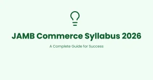 JAMB COmmerce SYllabus 2026
