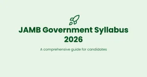 JAMB Government Syllabus 2026