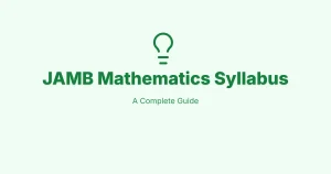 JAMB Mathematics Syllabus 2026